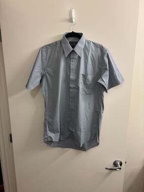 OmegaTux Mens Short Sleeve Solid Color Dress Shirts Apple Green : Clothing, Shoe